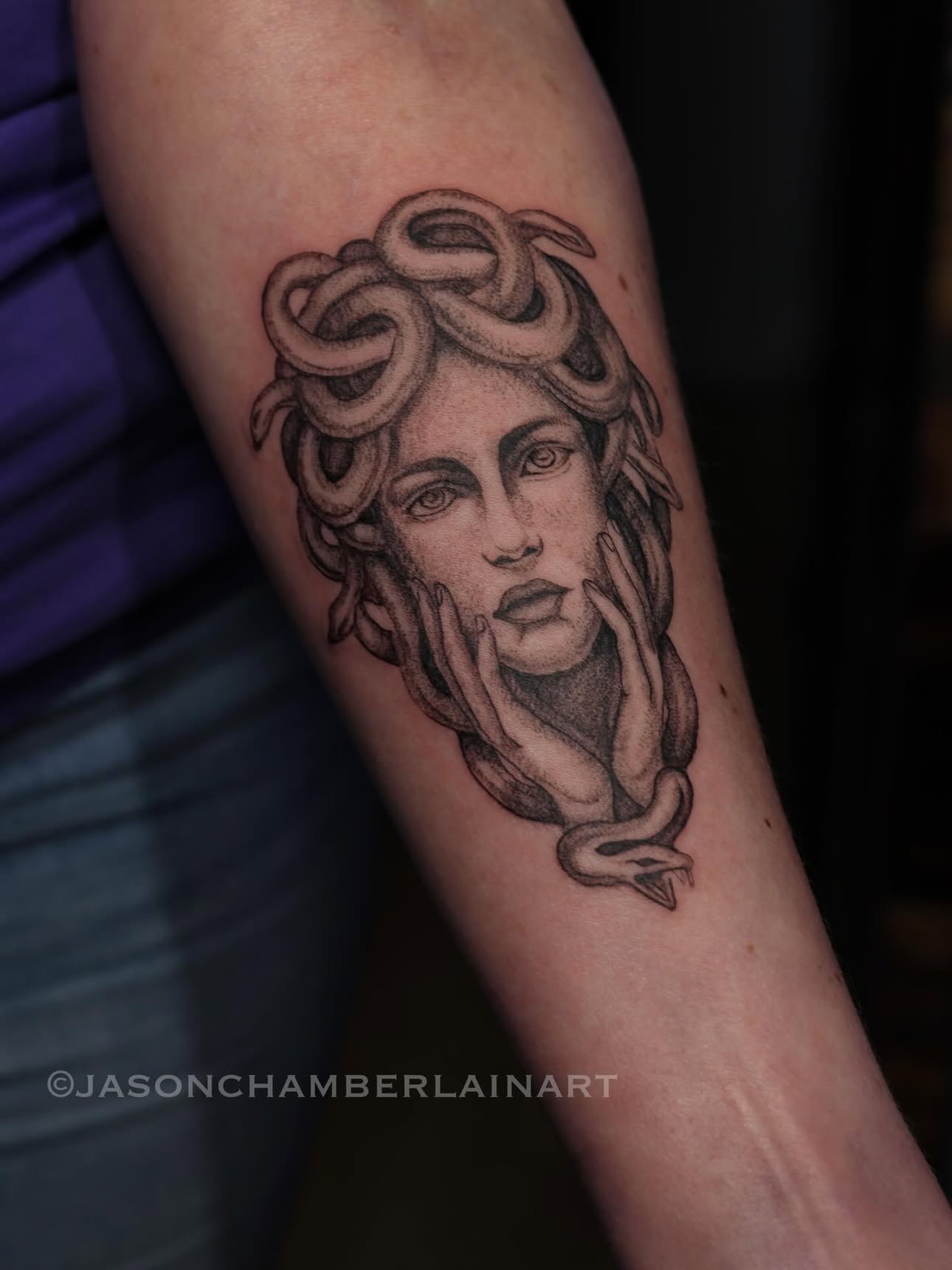 Medusa flash design by Jason Chamberlain
